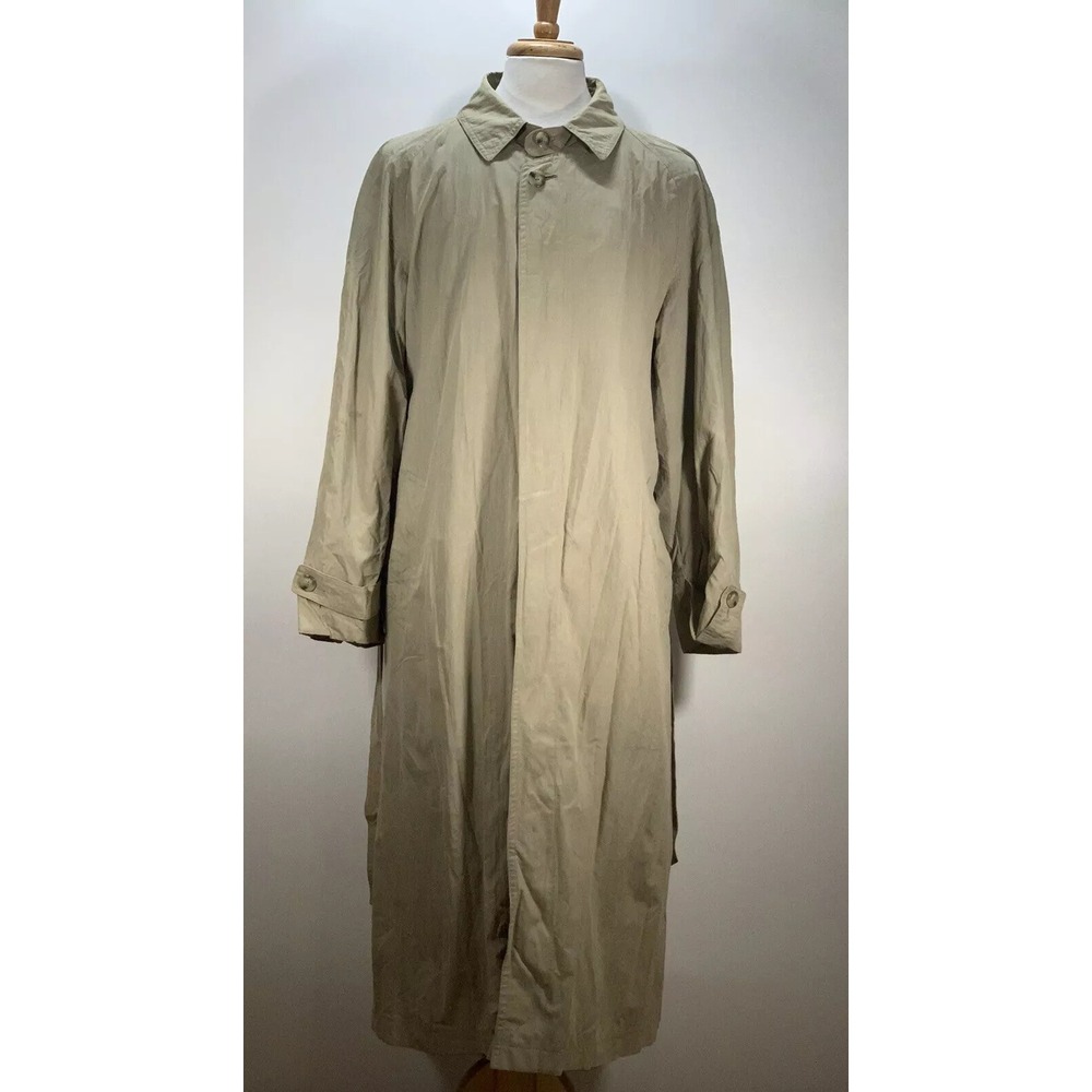 Sanyo Carol‎ Cohen Men's Long Trench Coat Made In The U.S.A